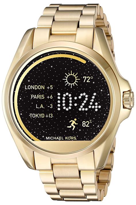 michael kors gold touch screen watch|Michael Kors unisex smart watch.